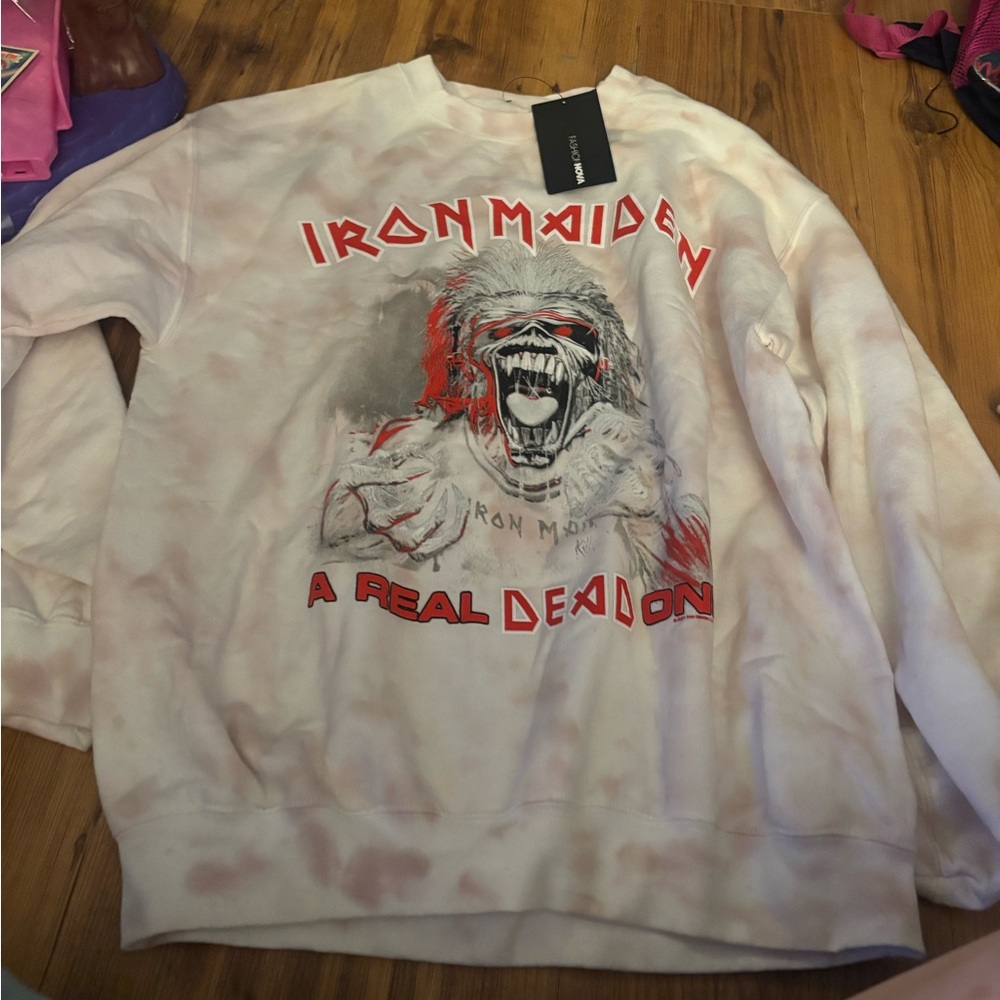 Iron Maiden pullover sweatshirt nwt